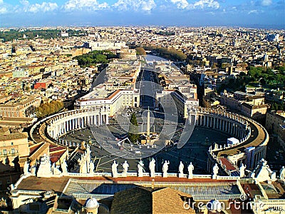 Vatican City, tourism and eternity in Rome, Italy Stock Photo